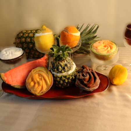 Fresh Fruit Sorbets (In Their Own Fruit Shells)